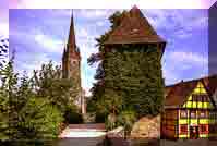 rinteln katholische Kirche St. Sturmius und der Stadtturm